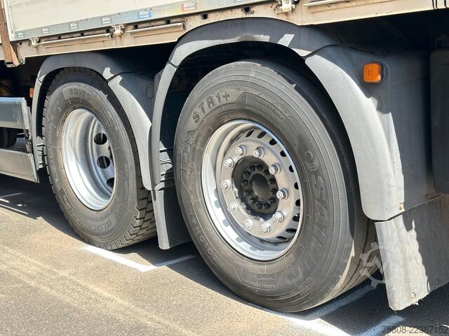 Żuraw samochodowy MAN TGS 26.460 Baustoff Hiab 177 Funk+Sitz Lenk AHK