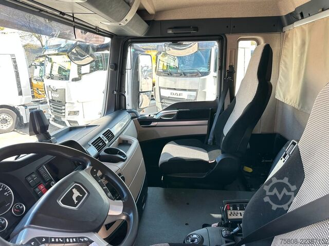 Żuraw samochodowy MAN TGS 26.460 Baustoff Hiab 177 Funk+Sitz Lenk AHK