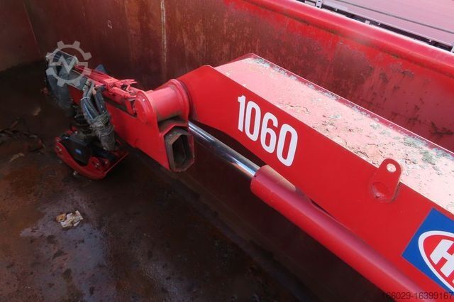 Utskiftbart chassis-tilhenger  Krancontainer HMF 1063