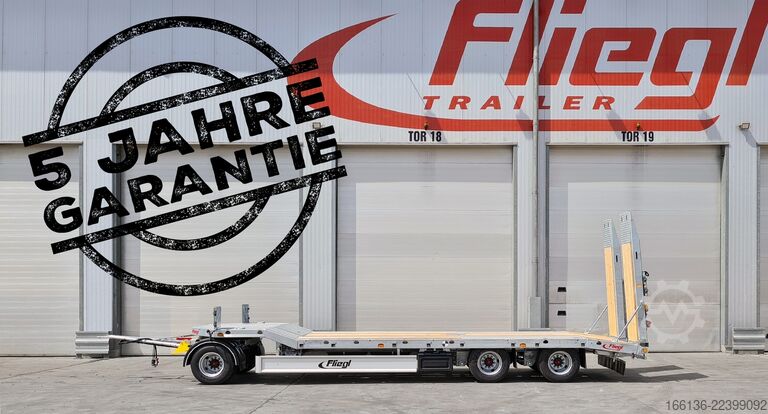 Žemo profilio platforma Fliegl Tiefladeanhänger DTS 300 Parabel/FH 6,5m