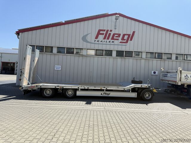 Žemo profilio platforma Fliegl Tiefladeanhänger DTS 300 Parabel/FH 6,5m