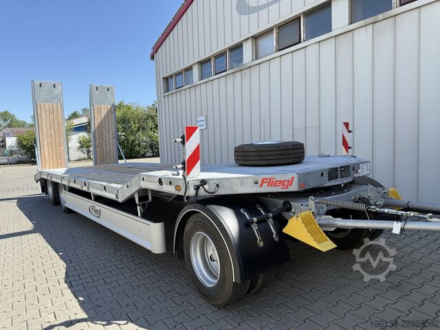 Žemo profilio platforma Fliegl Tiefladeanhänger DTS 300 Parabel/FH 6,5m