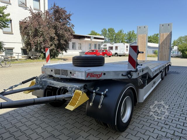 Žemo profilio platforma Fliegl Tiefladeanhänger DTS 300 Parabel/FH 6,5m