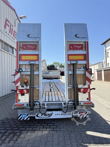 Žemo profilio platforma Fliegl Tiefladeanhänger DTS 300 Parabel/FH 6,5m