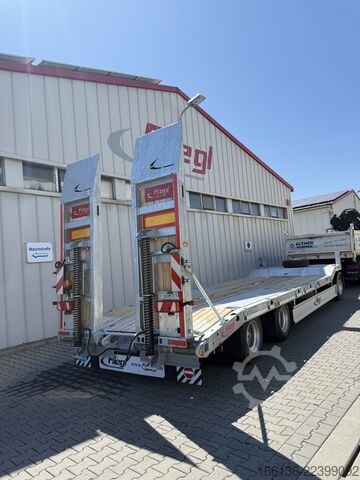 Žemo profilio platforma Fliegl Tiefladeanhänger DTS 300 Parabel/FH 6,5m