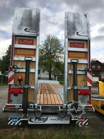 Žemo profilio platforma Fliegl Tiefladeanhänger DTS 300 Parabel/FH 6,5m