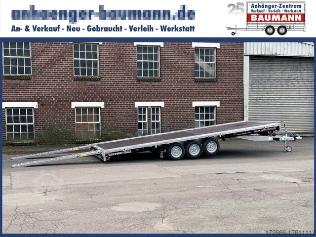Transportador de automóveis Brian James Trailers Connect 476-5522-35-3-12 RAMPE 550X229CM 3500KG