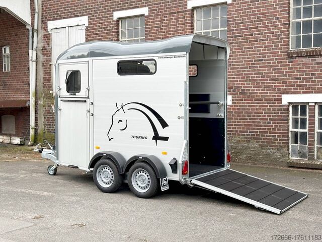 Atrelado para cavalos Cheval Liberte TOURING ONE IRON GREY 318X140X230CM 1600KG