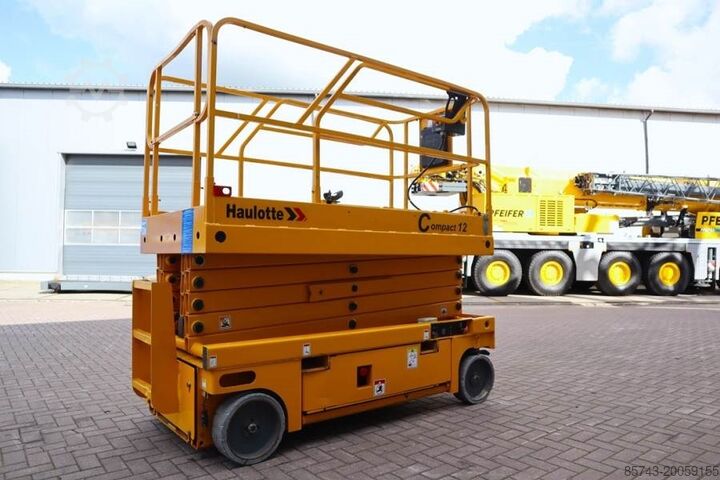 Schaarlift Haulotte Compact 12 Electric, 12m Working Height, 300kg Cap