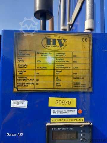 Industrieofen VMD GRYGOV TKS 300 °C HV VMD GRYGOV TKS 080 300°C drying oven