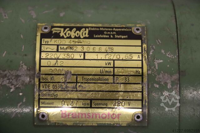 Motor elektrik 0.12 kW 920 rpm Kobold KOD 467 ma