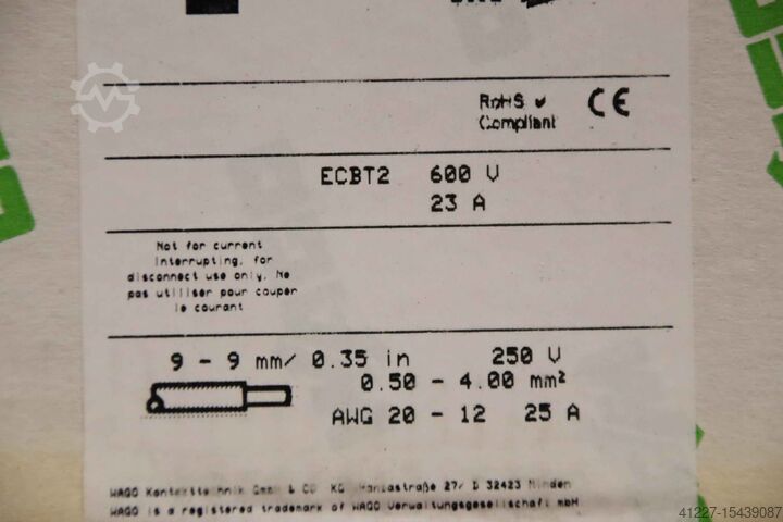 Spojnici, 25 komada Wago Winsta ECBT2