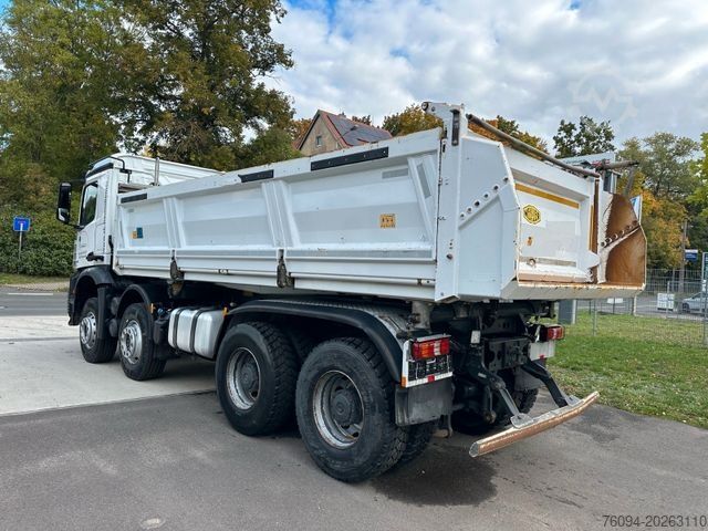 Kipper LKW MERCEDES-BENZ Arocs 3251 8x4 MEILLER Bordmatik Plane