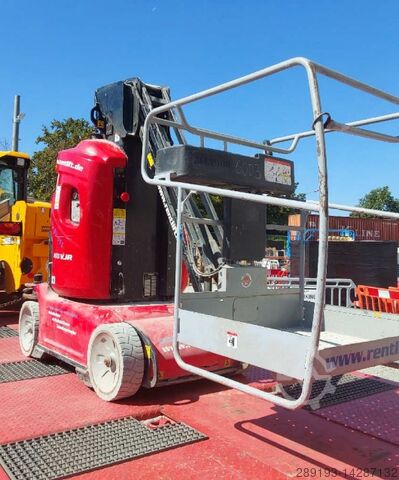 Етапи роботи самозайнятість. Manitou 100VJR Teleskopmastbühne Elektro 10m Arbeitshöhe