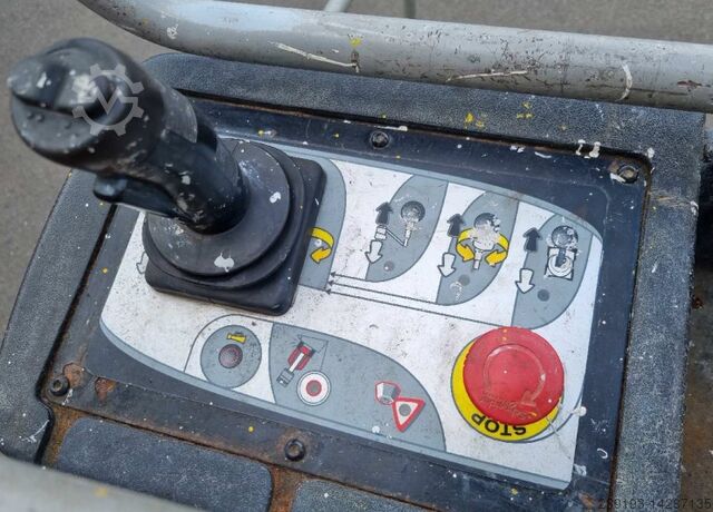 Етапи роботи самозайнятість. Manitou 100VJR Teleskopmastbühne Elektro 10m Arbeitshöhe
