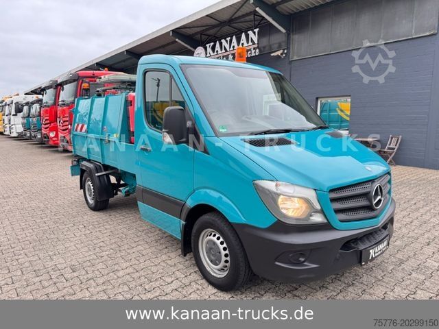 垃圾车 MERCEDES-BENZ 313 CDI Sprinter II Bertsche Müllwagen Tafel