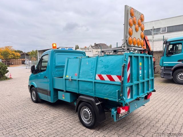 垃圾车 MERCEDES-BENZ 313 CDI Sprinter II Bertsche Müllwagen Tafel