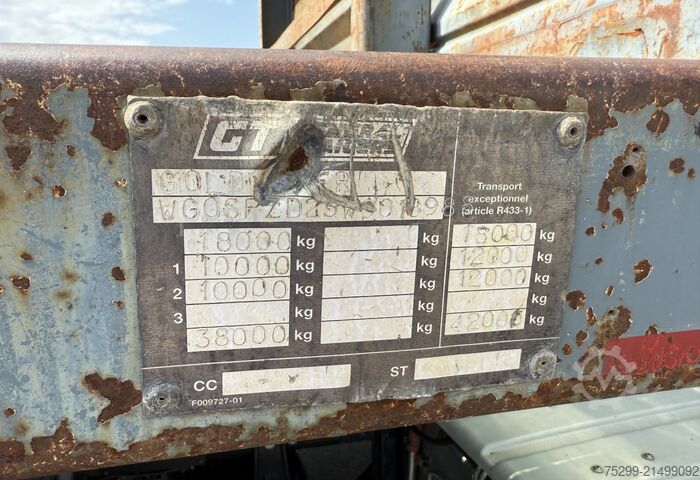 Ανοιχτό ημιρυμουλκούμενο Goldhofer Typ SPZ-DI2 Tele / Swiss-Vehicle