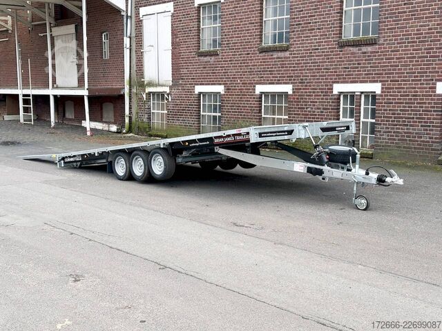 Brian James Trailers CONNECT 476-5522-35-3-12 | TRIDEM | ANKIPPBAR | RAMPEN 550X229CM 3500KG HOCHLADER | SCHWARZ