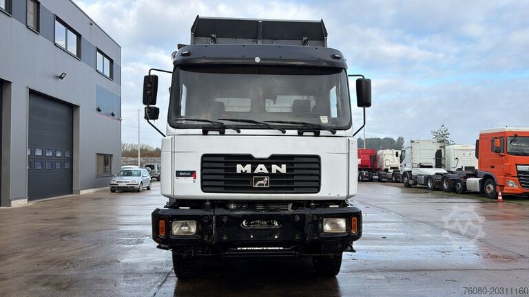 3-way tipper MAN 41.414 (BIG AXLES / 41 TONS / GRAND PONT / LAME...