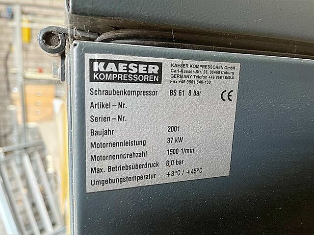 コンプレッサー Kaeser CSD 102 T SFC/BS 61