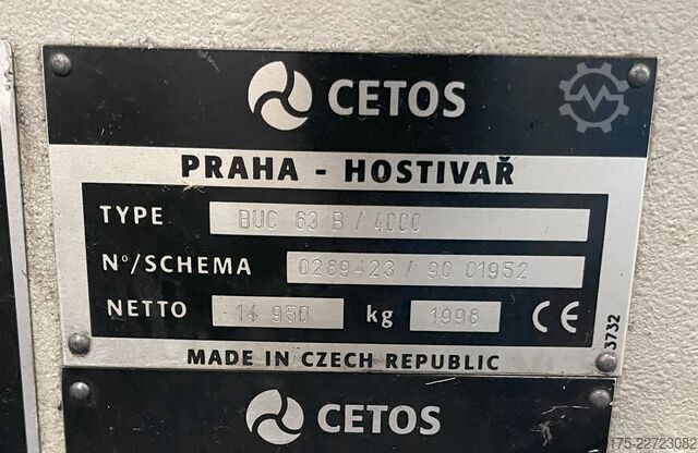 Szlifierka cylindryczna CETOS BUC 63 B/ 4000