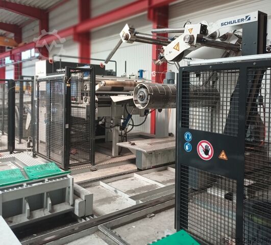 Cross-cutting system Querteilanlage mit Stanzaggregat SCHULER 1500 x 0,6 - 5,0 mm