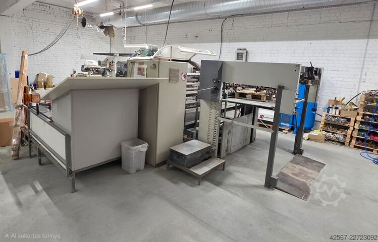 Letterpress machine Bobst Autoplaten SP 1260E ht foil 
