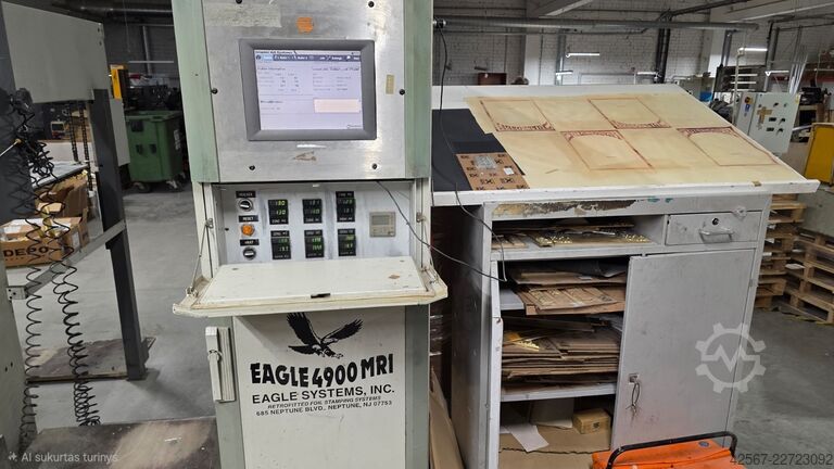 Letterpress machine Bobst Autoplaten SP 1260E ht foil 