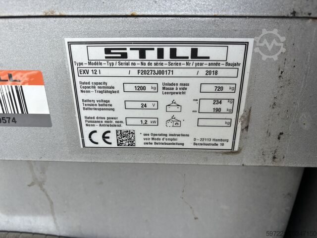 מעגלי משטחים Still EXV 12i Initalhub