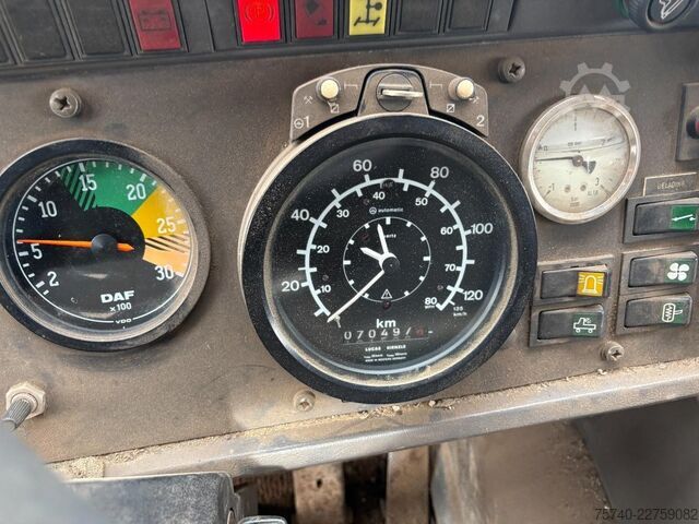 Vehículo de succión DAF 1900 + BEKKER COMBI SYSTEM + EURO 1 + LOW KM + ...