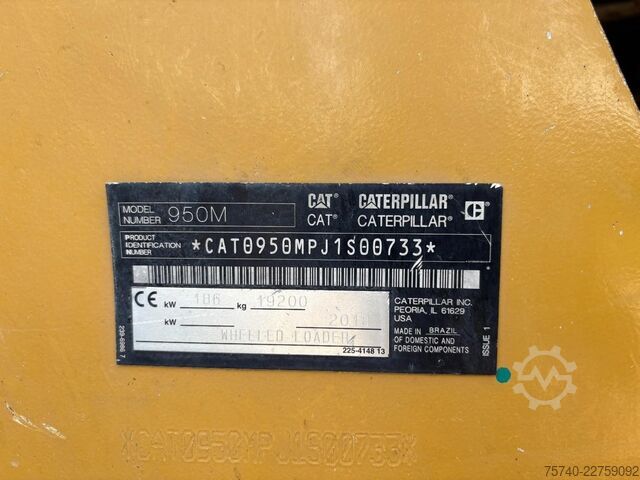 Iekrāvējs Caterpillar 950M + 11.626 HOURS + CE +  PERFECT MACHINE! + ...