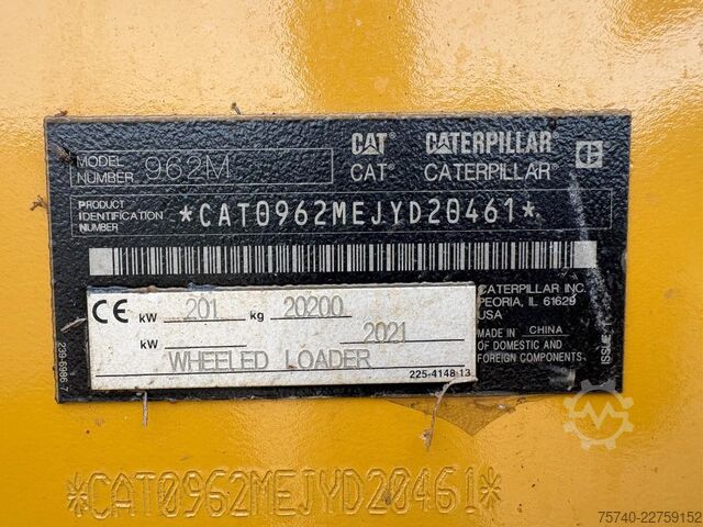 товарач Caterpillar 962M + 13.107HOURS + BIG BUCKET + PERFECT WORKI...