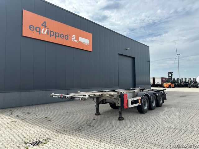 Přeprava kontejnerů Van Hool 20FT/30FT ADR CHASSIS / galvanized / BPW DRUM /...