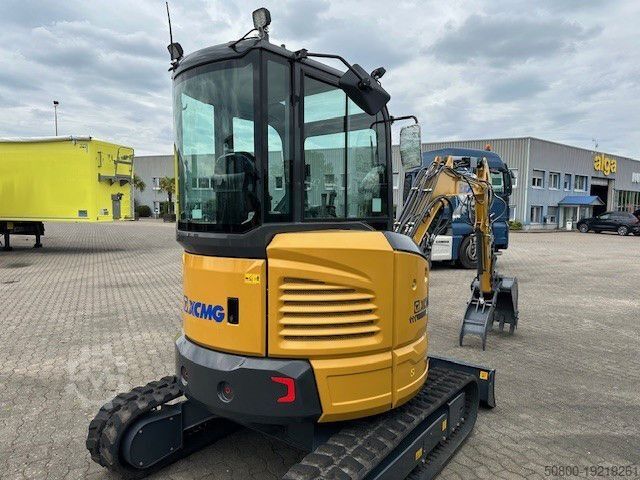 Minigrävare XCMG XE35, Gummikette, Greifer + Hammer, Klima,Yanmar
