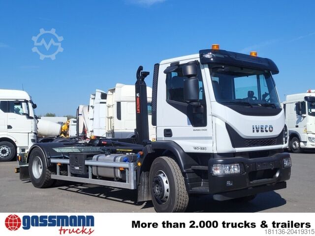 রোল-অফ টিপার ট্রাক Iveco Euro Cargo 180E320 4x2, HIAB Abroller