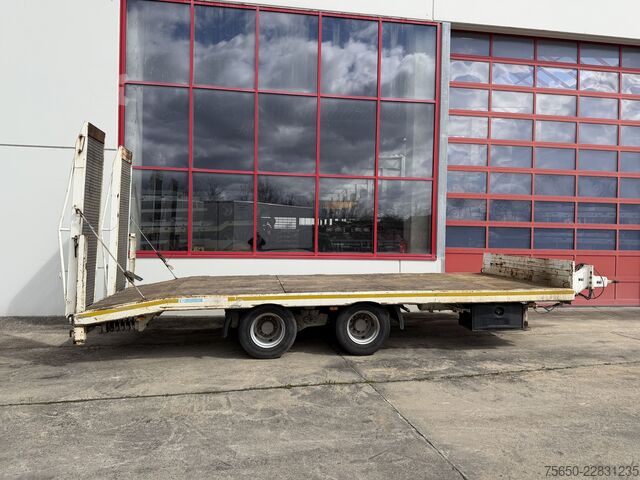 נגרר פלטפורמה נמוכה Blomenröhr 688/18000  19 t Tandemtieflader, wenig Benutzt
