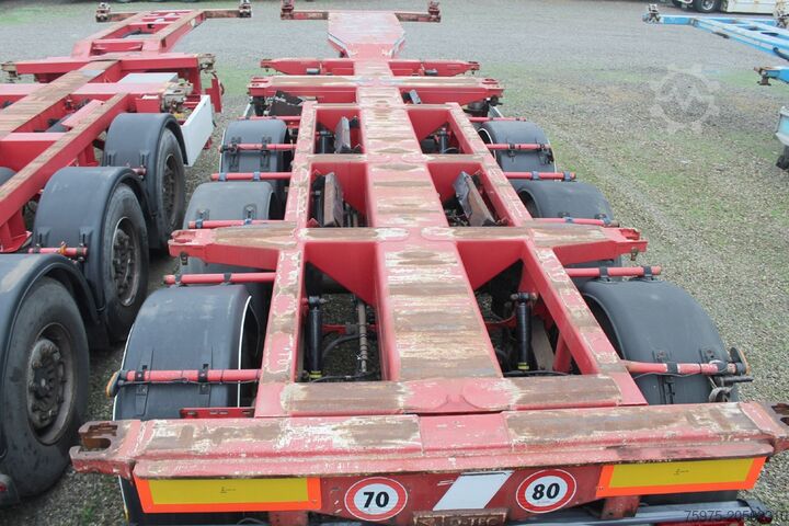 Swap body semi-trailer dtec semirimorchi portacontainer allungabili