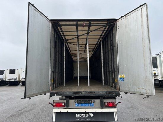Rơ moóc bán mở với bạt phủ SCHMITZ SCB, GETRäNKEAUFLIEGER, LIFTACHSE,  PALETTENKASTEN, XL-ZERTIFKAT