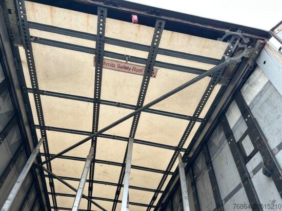 Rơ moóc bán mở với bạt phủ SCHMITZ SCB, GETRäNKEAUFLIEGER, LIFTACHSE,  PALETTENKASTEN, XL-ZERTIFKAT