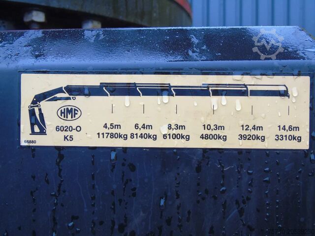 Crane truck Renault Kerax 520DXI + HMF 6020 K5 // NEW/UNUSED! 15CRA...