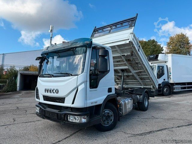Furgón volquete trilateral IVECO ML80E19K ¤6 Meiller 3-Seiten nur 74 TKM AHK