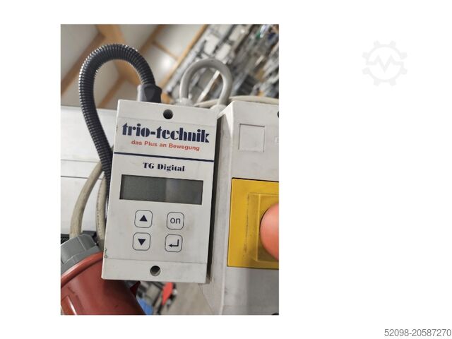 Vinkeltransportörband. Längd: 3 400 mm Trio-Technik 1000005841, FB: 290 mm