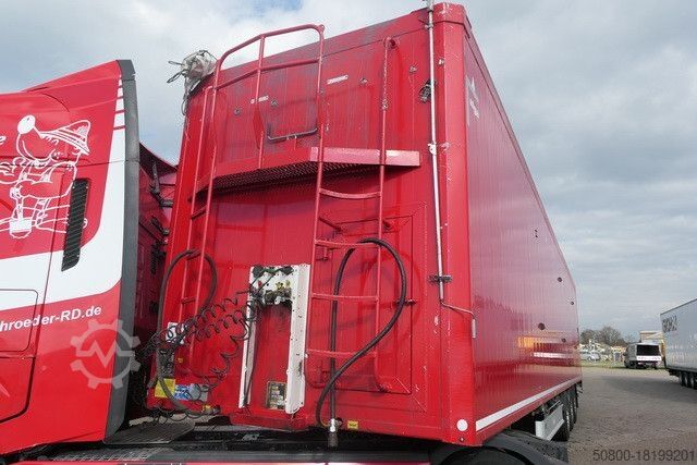סמי טריילר עם רצפה נעה FLIEGL SDS 390, 8mm Boden, 102m³, Lang LKW Typ 1, SAF
