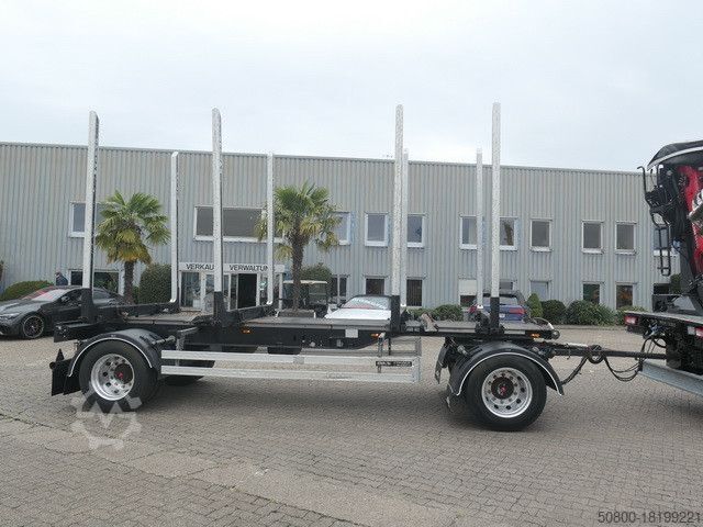 Prikolica za transport trupaca PAVIC HTA 20, Alu-Felge, verstellbare Rungen, SAF, TOP