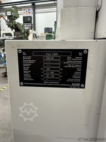 Máquina de erosión por hilo AGIE AGIETRON 1U