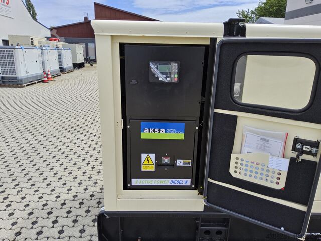 Gerador AKSA APD 22C RP | 22 kVA Diesel Notstrom Schallgedämmt | NEU 2024