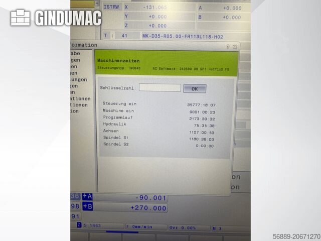 Universal-Bearbeitungszentrum GROB G550a