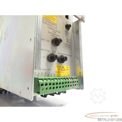 Component Indramat TVM 2.4W1/220/380 Stromversorgung SN: 251874-07661