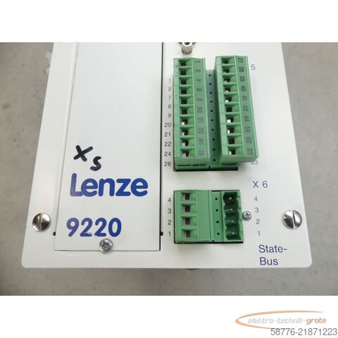 Thành phần Lenze 9223_E.2B.20 / 345490 Frequenzumrichter Serie 9220 SN: 2/7142/2495